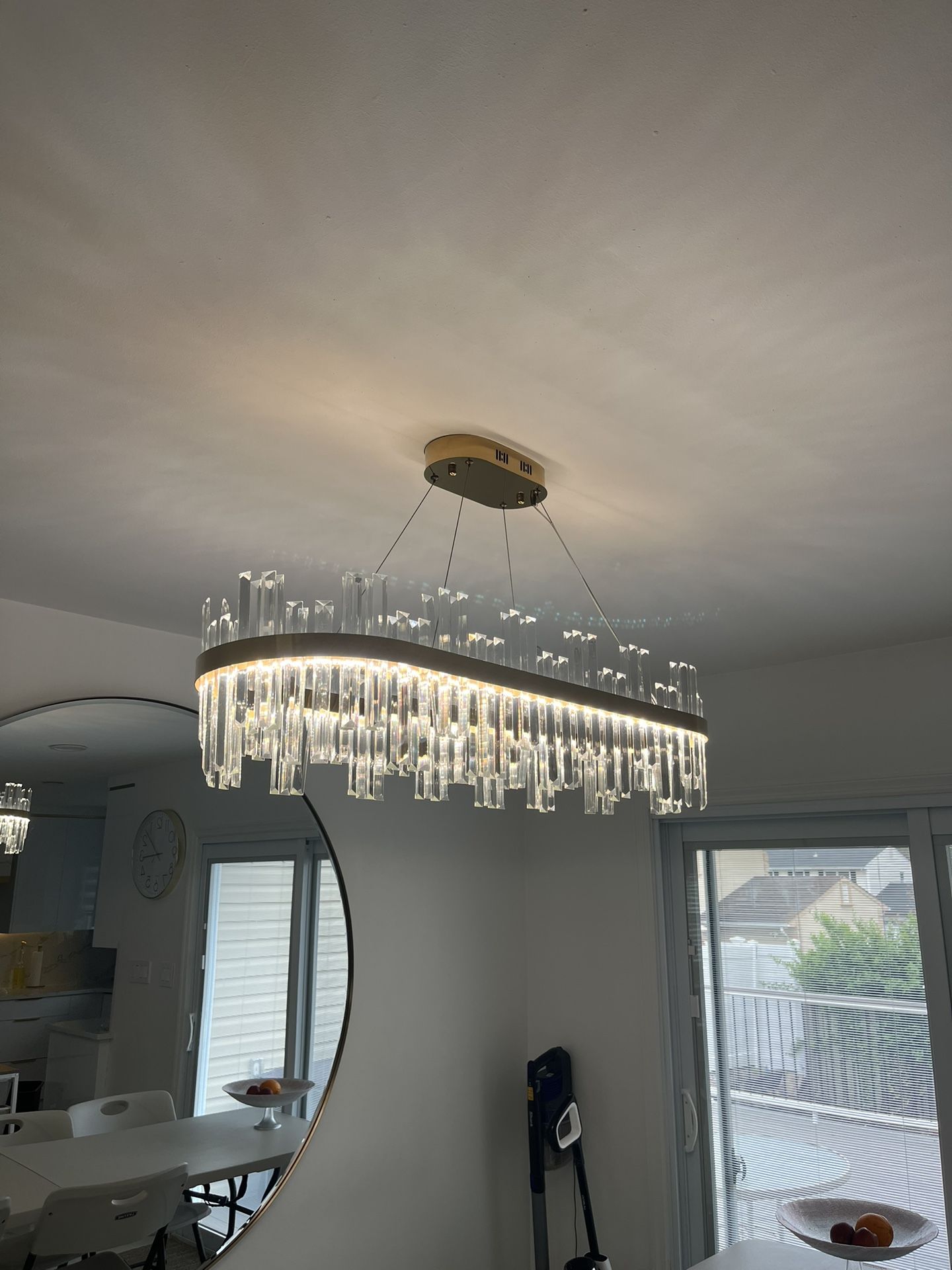 Gold Modern LED Crystal Chandelier- Contemporary Chandelier Light