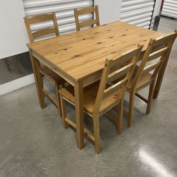 IKEA JOKKMOKK table with 4 chairs
