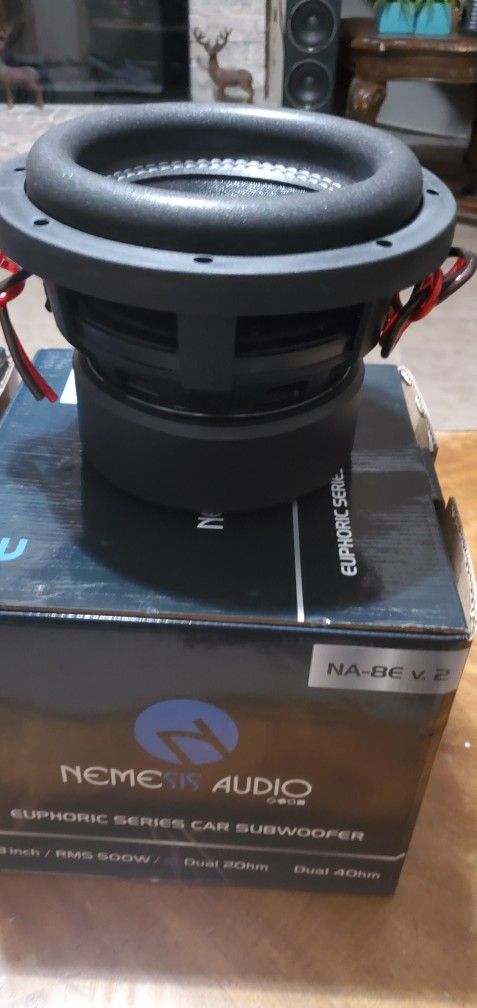 Subwoofer pair 8s 500 Rms$ 300