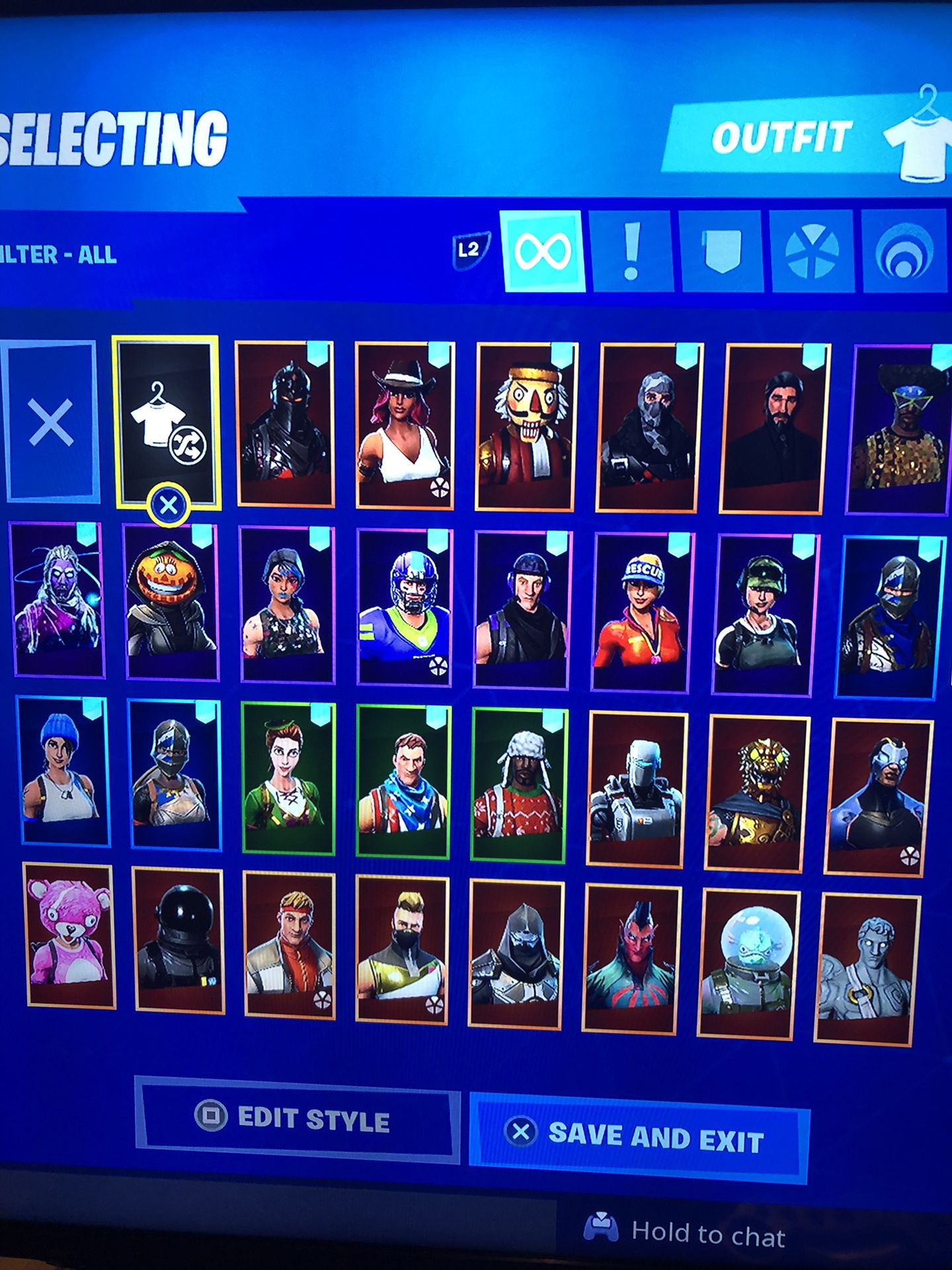 Account for sell