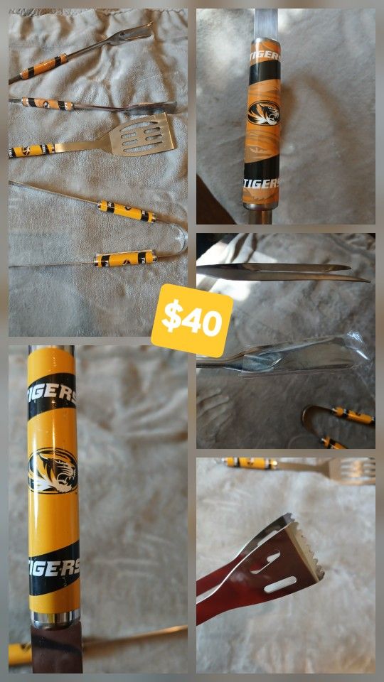 Mizzou Tailgate Grilling Set And Decor