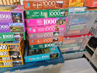 Jigsaw Puzzles Lot