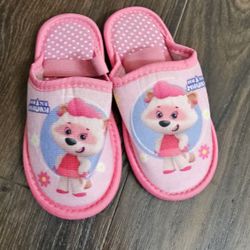 Pink Girls Slippers, NEW, Size 10-11