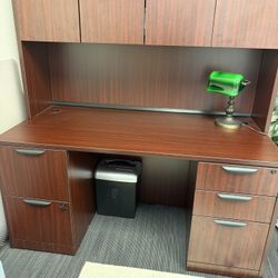 Office Desk Mahogany 