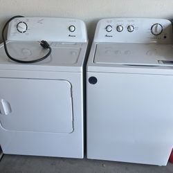 Amana Washer and Dryer set- White 