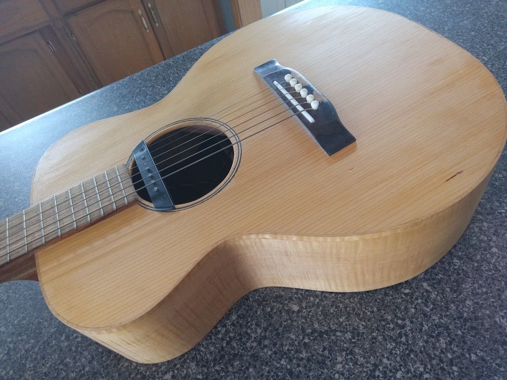 Electric Acoustic Guitar Home Made