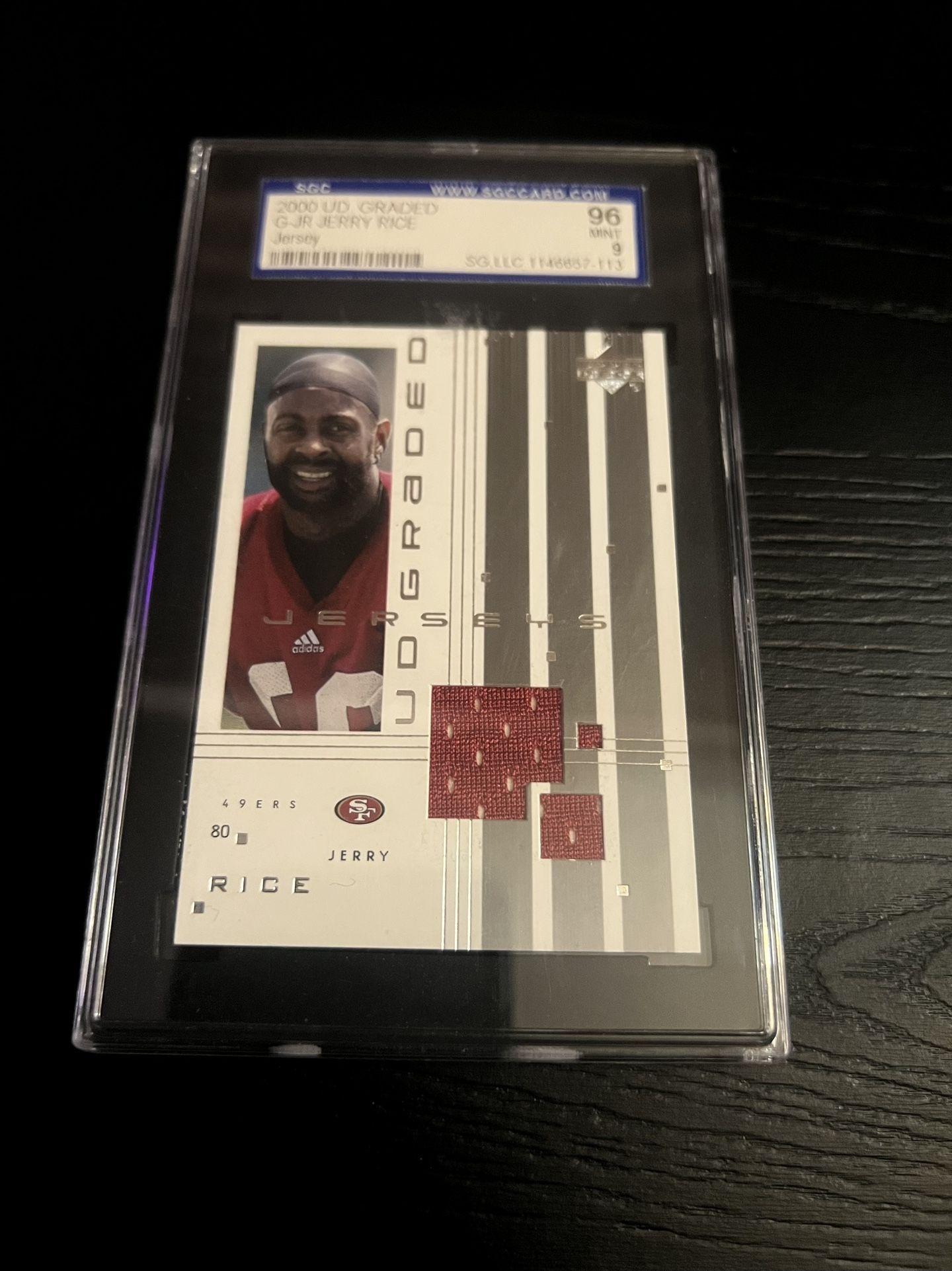 2000 ID SGC Jerry Rice Football