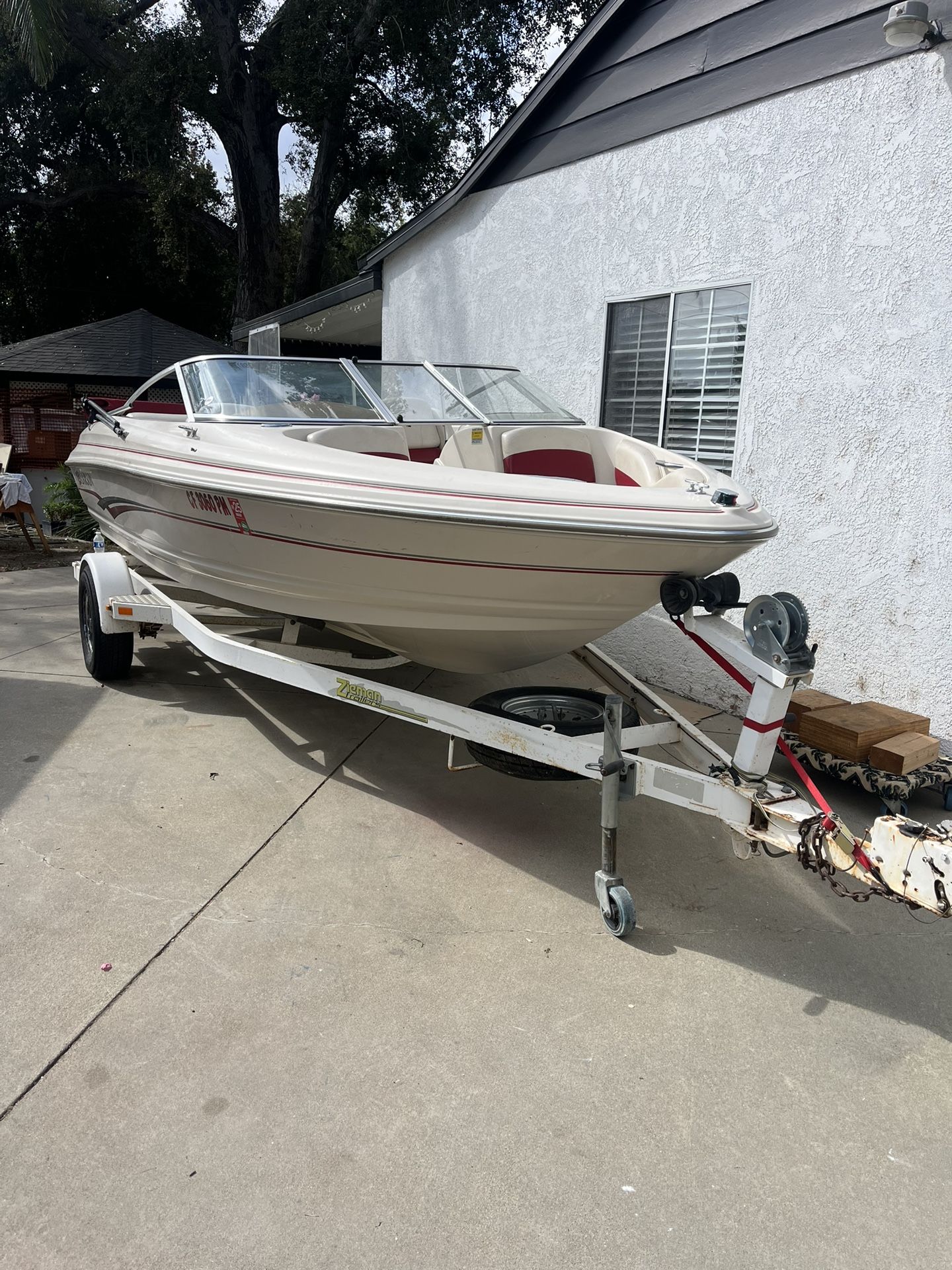 2002 Larson 180 SEI bow runner