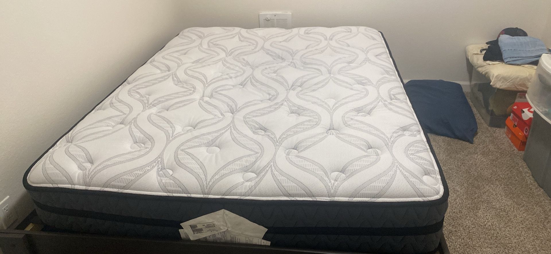 Queen Sized Bed And Bed Frame 