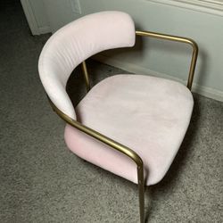 Pink Vanity Chair