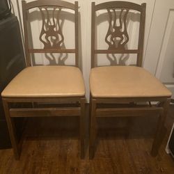 Mid Century Stakmore Company Folding Chairs