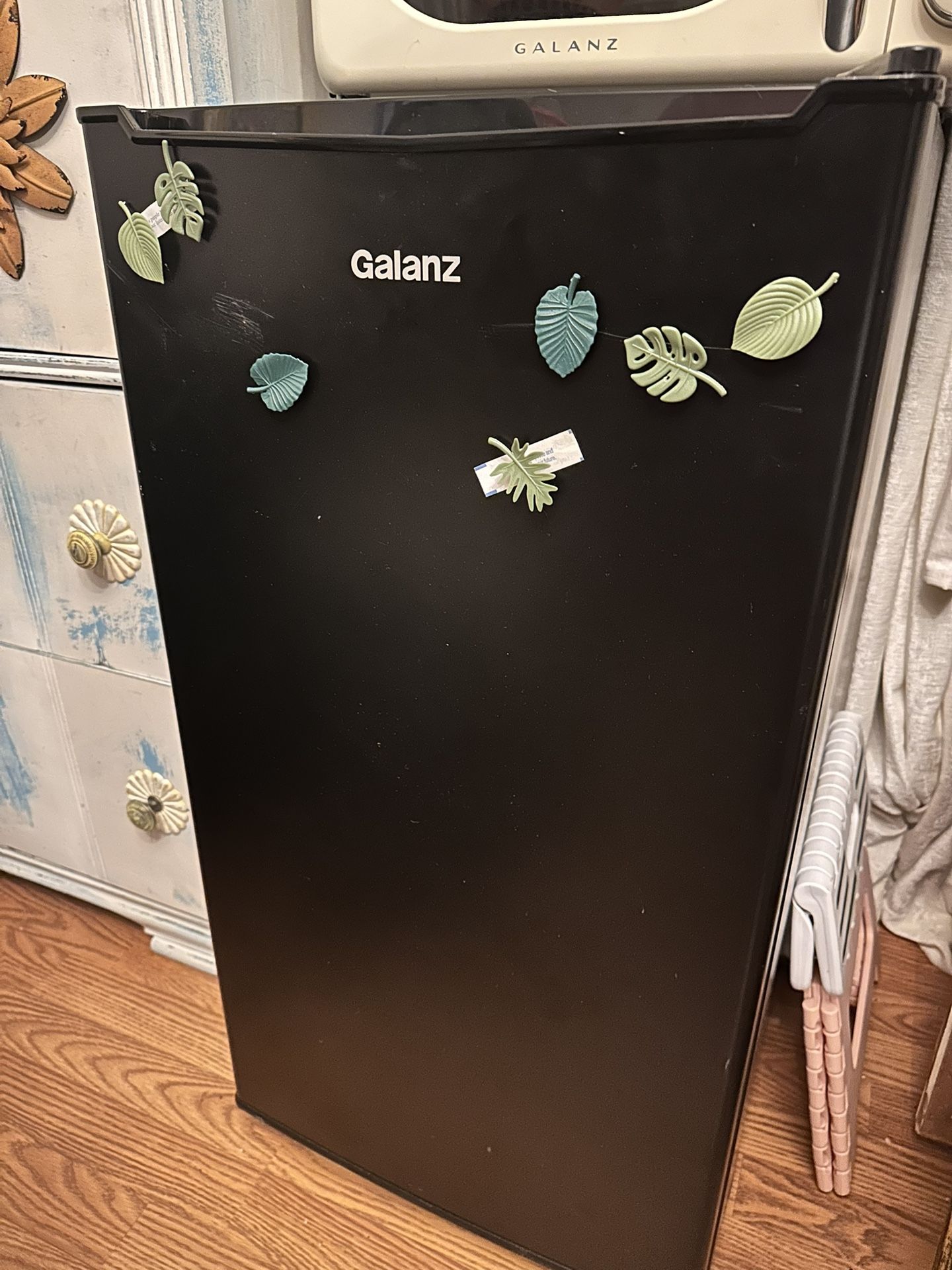 Galanz microwave and Fridge $80 Obo