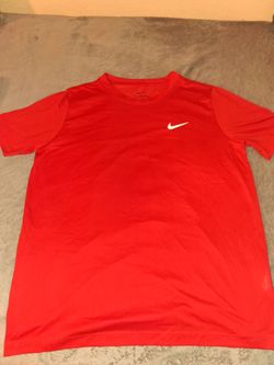 Red Nike Tee Dri-Fit