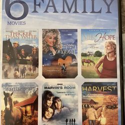 6-FAMILY MOVIES (DVD) 2-DVD SET