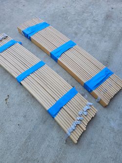 King size IKEA wood slats