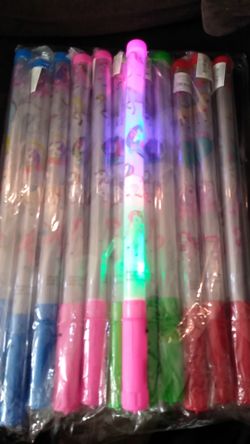 Unicorn light up wands