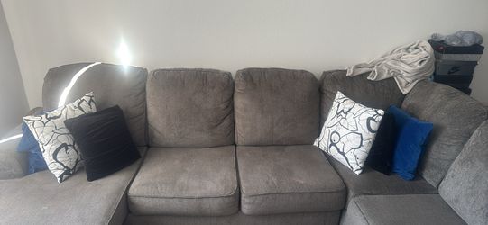 Used grey sectional