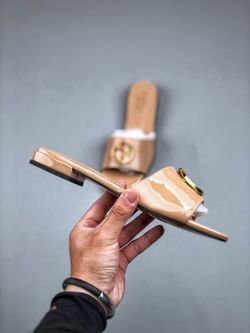 Beige sandals