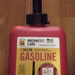 NEW 20 OZ GAS CAN 1 GALLON 4 OZ QUICK FLOW SPOUT DOUBLE PROTECTION LINER FLAME SHIELD SAFETY SYSTEM