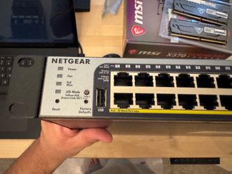 Working Netgear switch GS752TP (48 port)