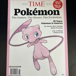 2024 Time Magazine POKEMON MEW Cover SPECIAL EDITION