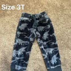 Toddler Boy Thick Warm Sweat Pants Size 3T