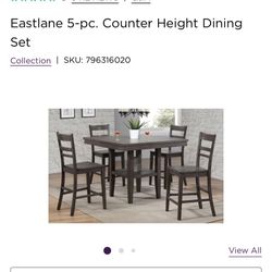 4 Chair Table Set 