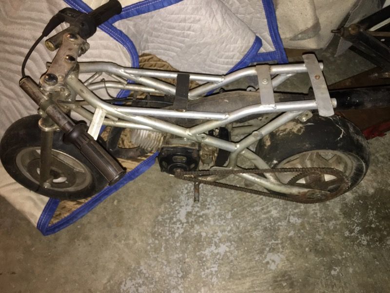 Gas powered Terminator pocket bike 40 cc parts only