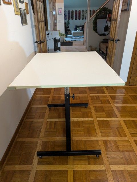 Large Drafting And Drawing Table, Foldable & In Excellent Condition