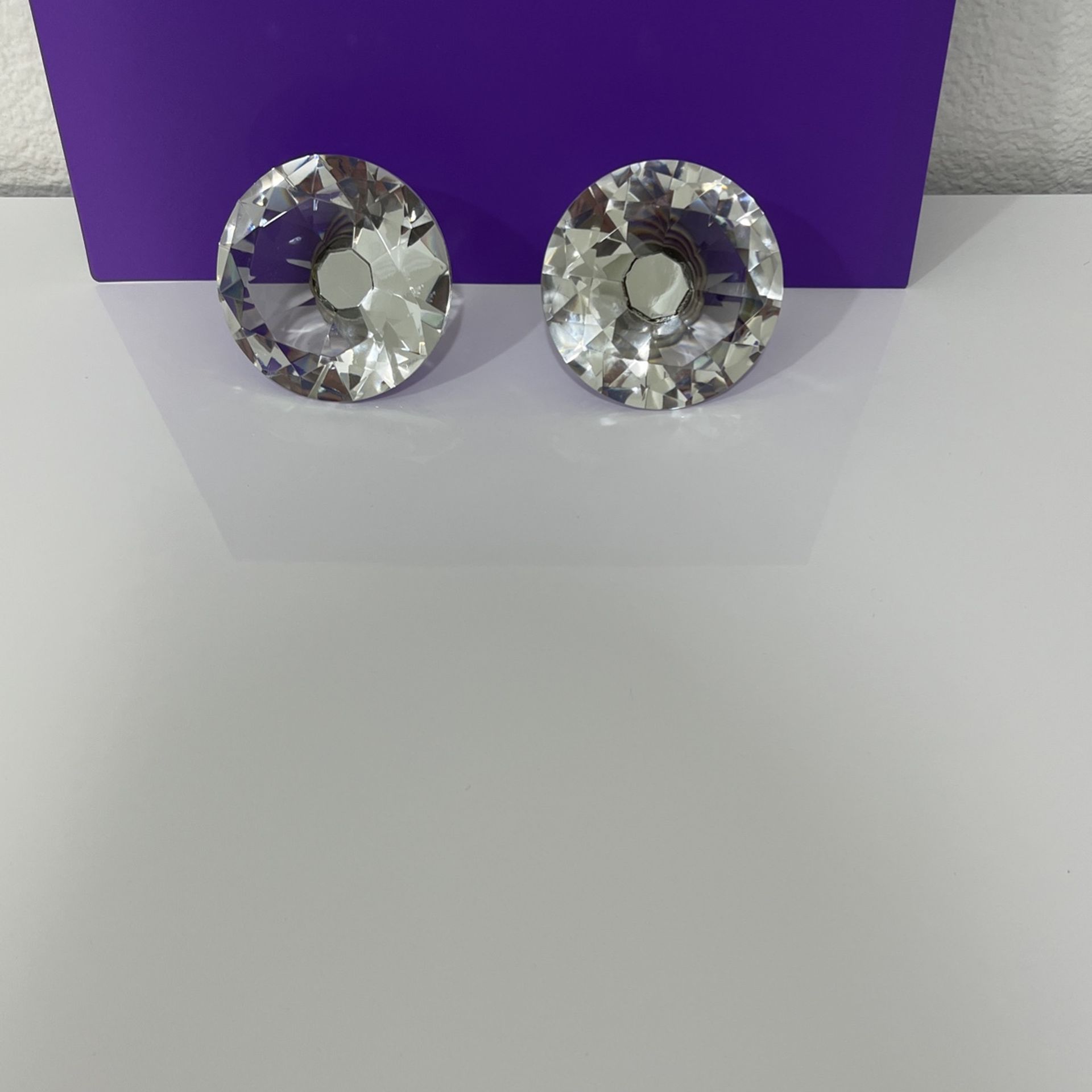Elegant Crystal Looking Cabinet Knobs
