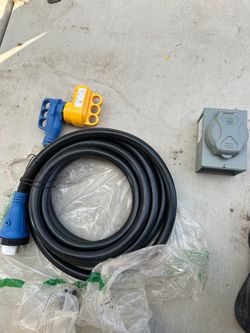 RV plug 25 feet 50 amp