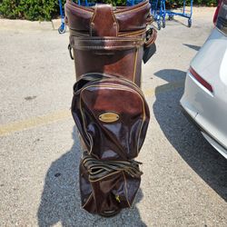 Vintage Leather, Browning Golf bag