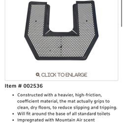 Box of 6 Disposable Floor Mats for Toilets (Queen Creek)