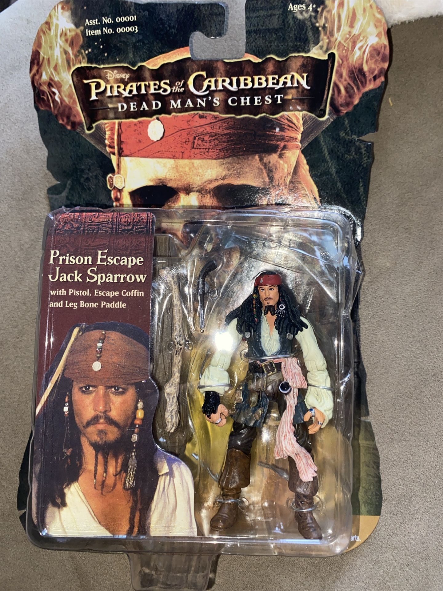 Zizzle Prison Escape Jack Sparrow Pirates of the Caribbean Dead Mans Chest 2006