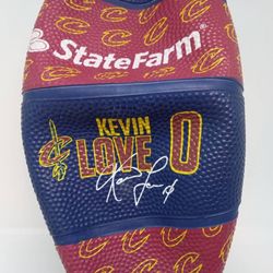 KEVIN LOVE #0 Cleveland Cavaliers CAVS Facsimile Signature Promo Basketball Size 7 State Farm