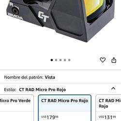 CT RAD Micro Pro Rojo
