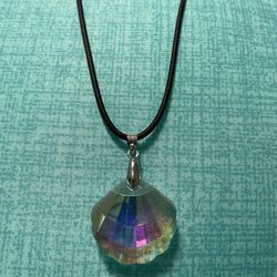 Fairy Tale Diamond Charm Cord Necklace 