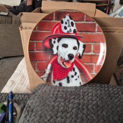 This Is A Collection Plate. The Said On The Back Sparky