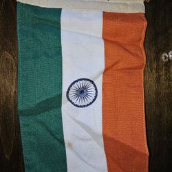 Vintage 1994 India Flag 9.5" x 6"