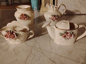 Vintage porcelain set 4 piece