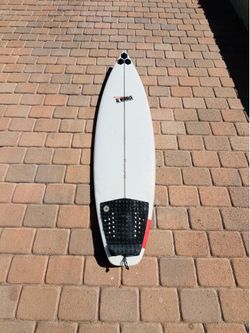 Two happy Channel Islands surfboard Shortboard 5’9