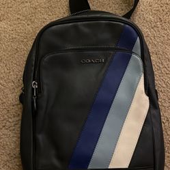 Blue Coach Crossbody Bag