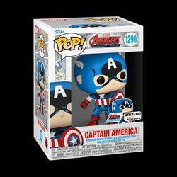 Captain America Funko Pop With Pin Amazon Exclusive