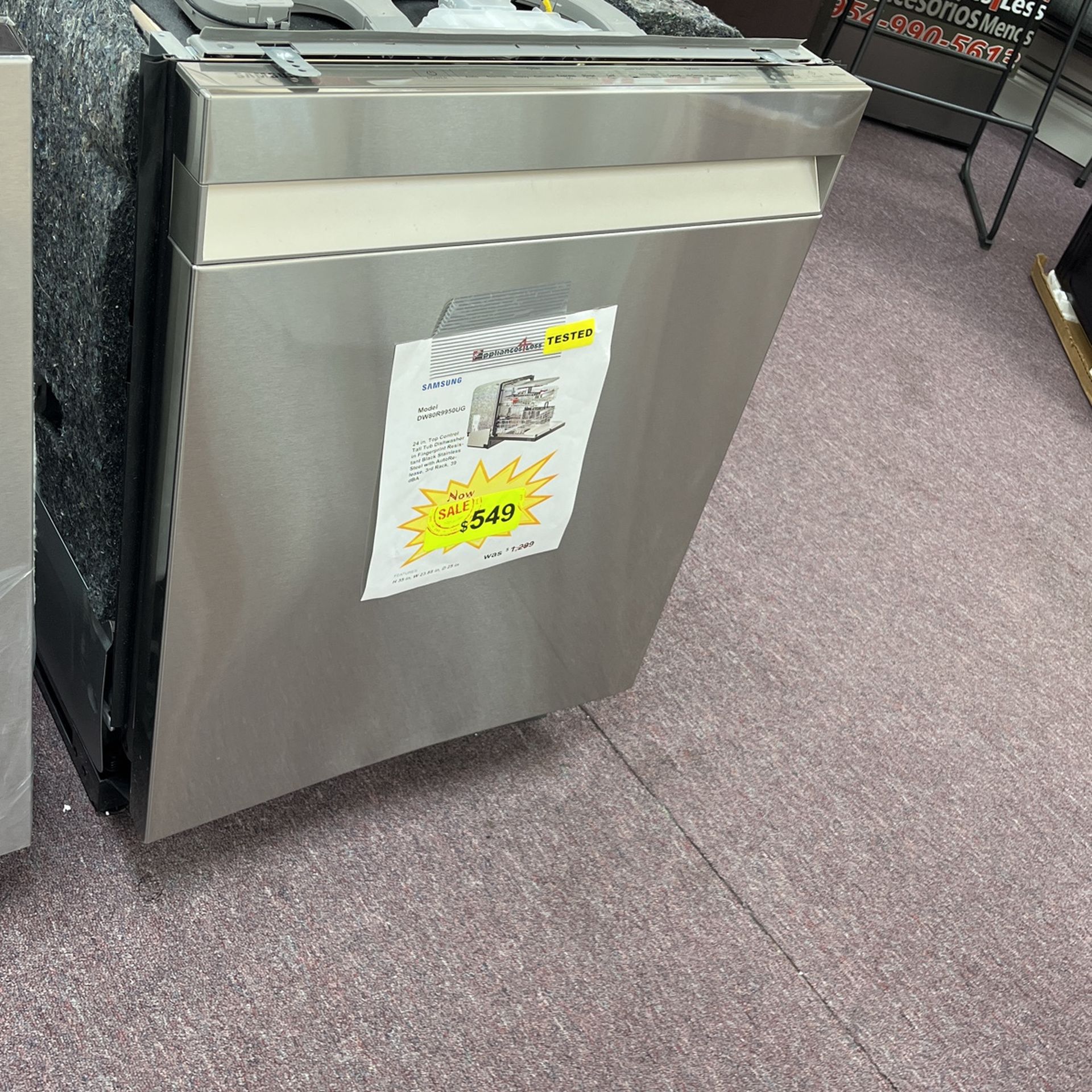 Dishwasher Stainless Steel New Open Box And Year Warranty