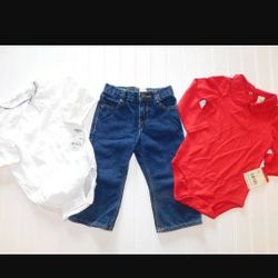 NWT Oshkosh B'gosh Girls Clothes Lot 18 Months

