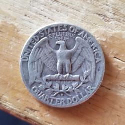 1952 Silver Quarter Dollar 25c .25