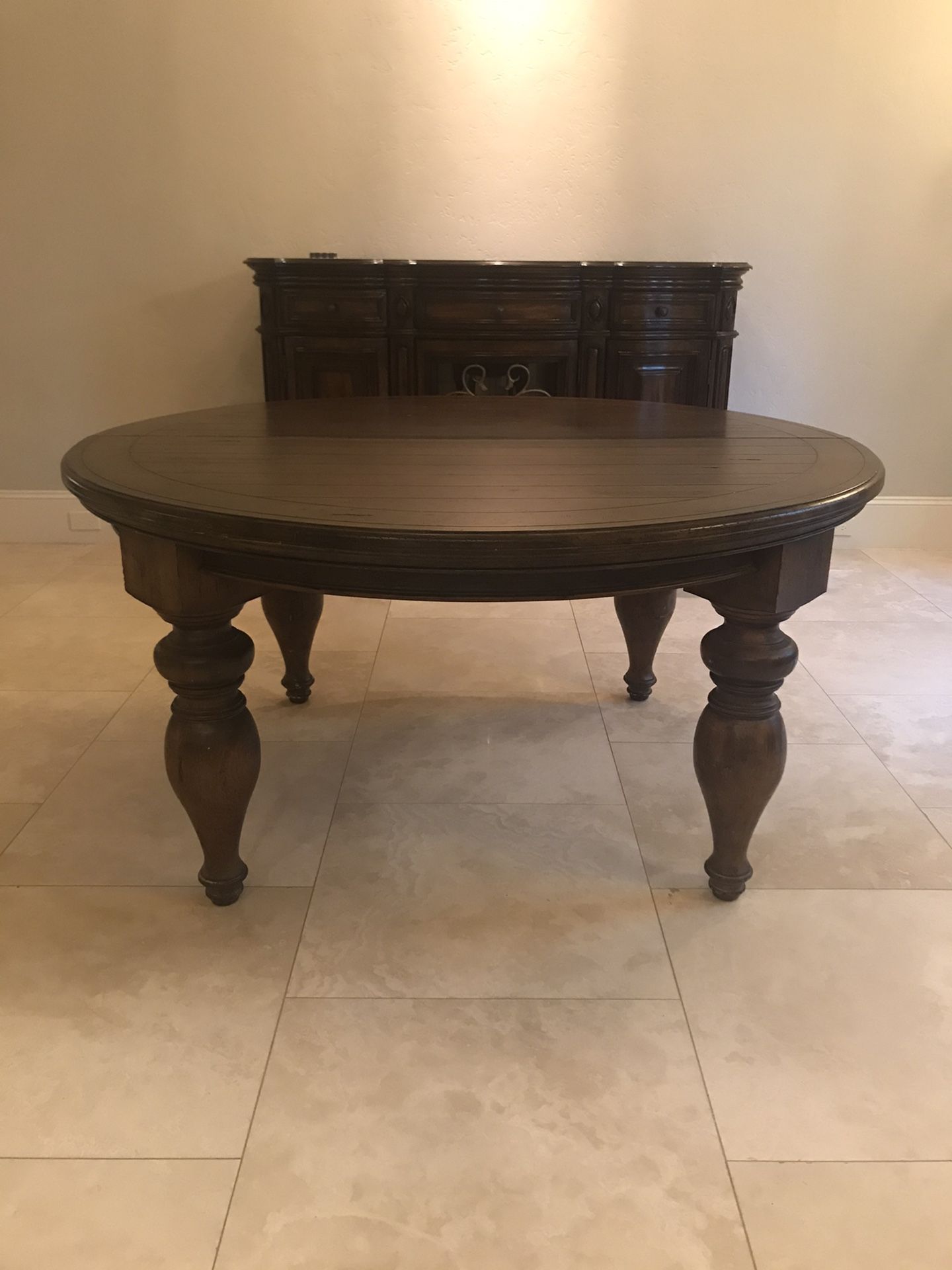 Marge Carson Wood Dining Table