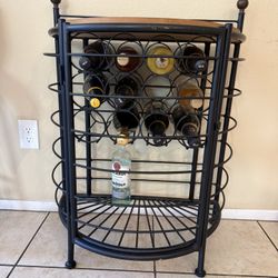 Standing Wine Bottle Rack 
