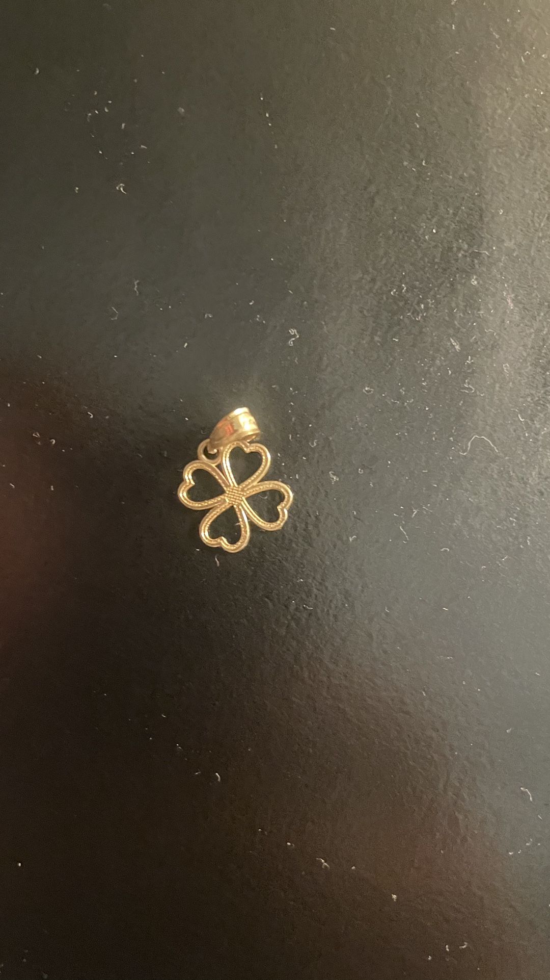 14k Gold 4 Leaf Clover Pendant
