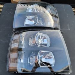 07-13 Chevrolet Silverado Headlights Luces Micas Calaveras Faros Faroles
